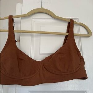 Aerie Superchill Top in Warm Brown